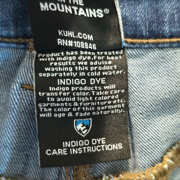 Kuhl Jeans Kontour Flex Womens Sz 16 33 Blue Skinny Medium Wash Mid Rise $109 - Picture 10 of 16